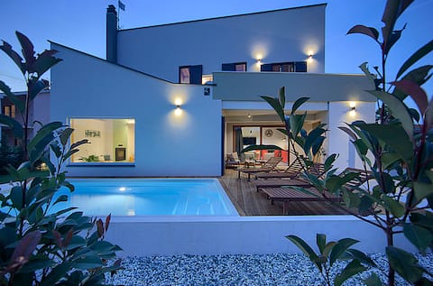 Design villa with pool