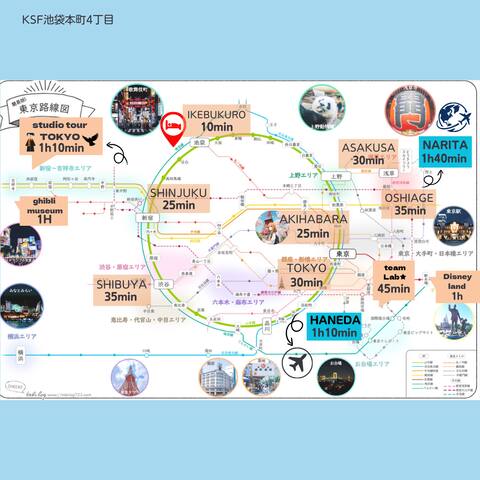 ikebukuro Honmachi/Easy Access to Ikebukuro,8ppl gallery image 4