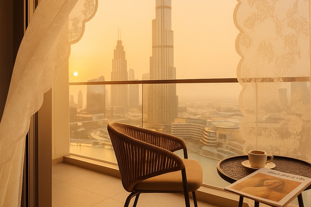 2 Bedroom Furnished Apartment with Burj Khalifa & Fountain View | Grande Signature Residences 2
