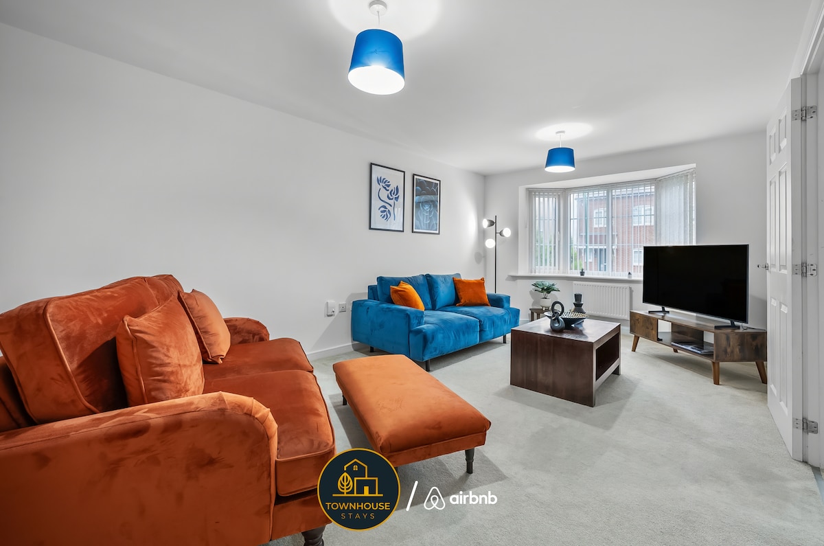 Top performing Airbnb: *Contractor-Friendly Free Parking WiFi NEC HS2 JLR in Solihull
