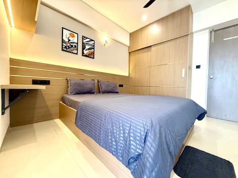 Cozy & Private 1BHK-AC @Fortale Prime