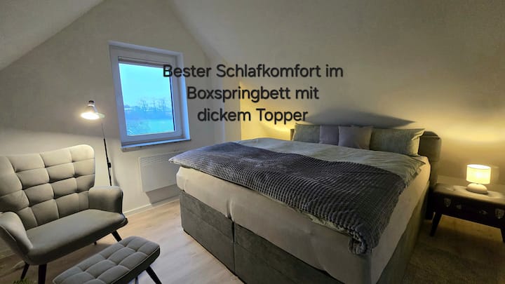 高品质的弹簧床尺寸为180x200厘米。