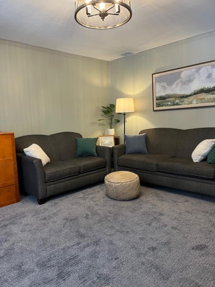 Enjoy this large room with plenty of casual seating. Enjoy the historic photos for which we are named.