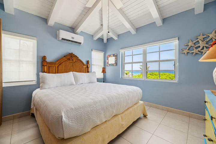 King Bedroom with Ocean Views. 