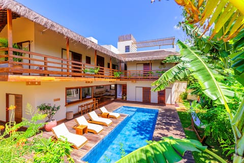 Deluxe Villa Luz Do Mar, rooftop Jacuzzi, sea view