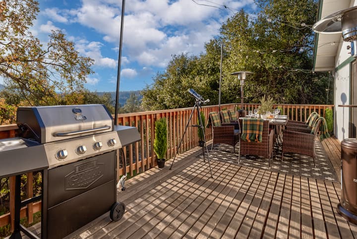 Sequoia Dream: Mtnview, Spa, Htd Flr, Bar, Cinema! - Oakhurst