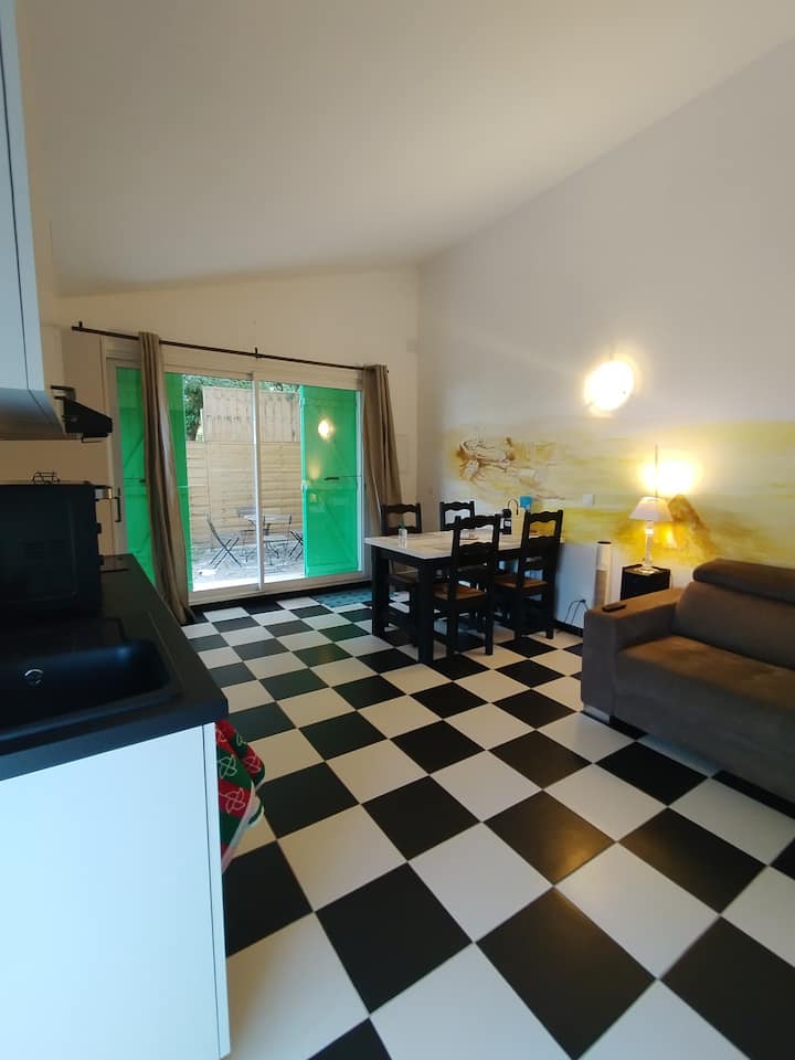 Appt T2 - Jusqu'à 4 Couchages Et Jardin - Saint-Laurent-de-la-Salanque