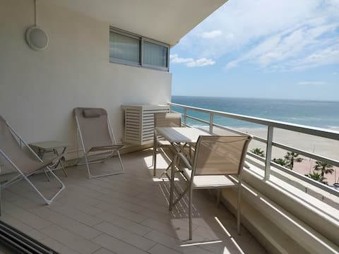 7th Sea View Clim ADSL  Private Parking Velo Terrace