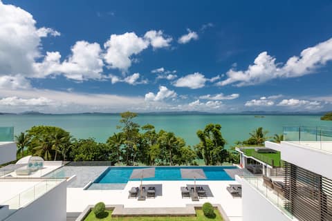 Villa Arun 10BR - Lavish Beachfront Designer Villa