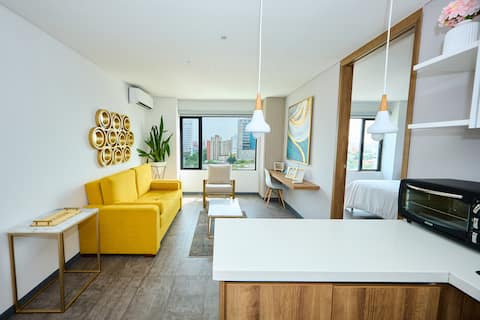 Top performing Airbnb: Modern Apartment with Pool and Sauna in Barranquilla