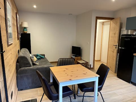 Annonce Airbnb populaire: New 1-bedroom appartment à Montriond