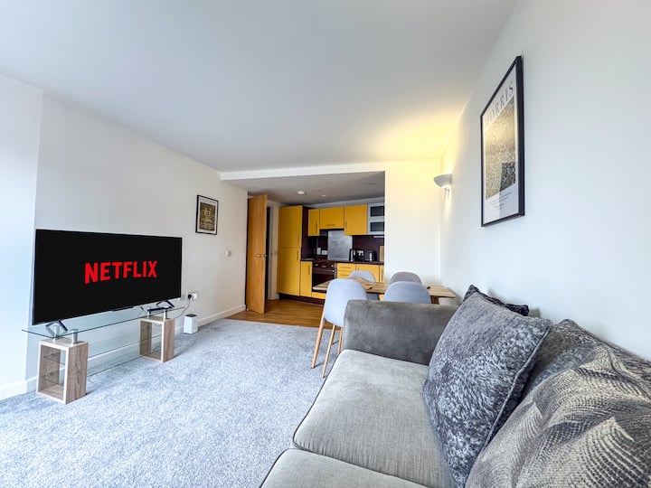 Stylish 1br Apt | Jewellery Quarter + Long Stays - Birmingham