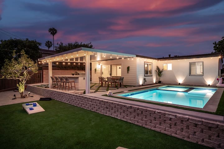 *Mins to Beach~Citrus Oasis~San Diego~Heated Pool*