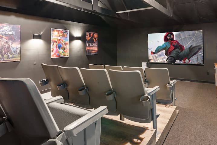 Movie Theater, Kid Friendly & Free Parking
