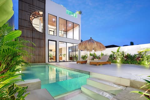Modern 3BR Private Pool Villa Ocean View
