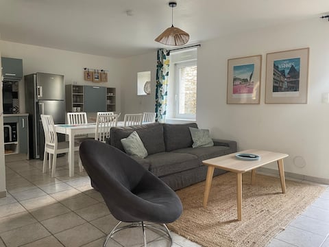 Country home with garden