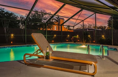 Sunny Coastal Getaway w/ Heated Pool Near Beaches