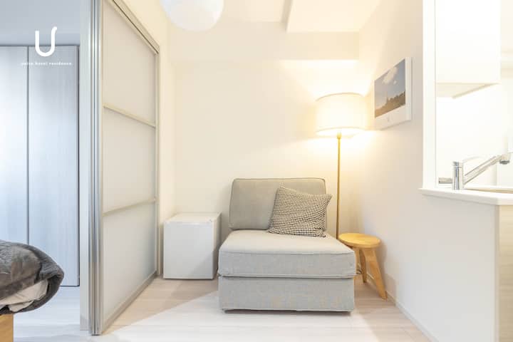 #303/25㎡早稲田駅徒歩7分 フルキッチン完備 新築 Unito Residence - Harajuku