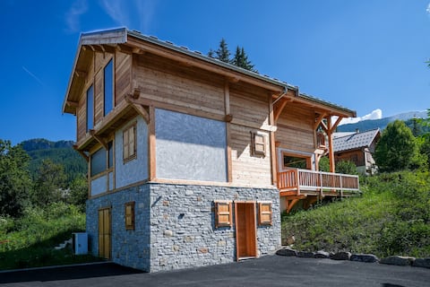 New Chalet 12 people - Ski-in/Cinema