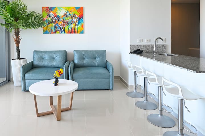 33rd Floor City & Ocean View | Sunset + Old Town - Cartagena de Indias