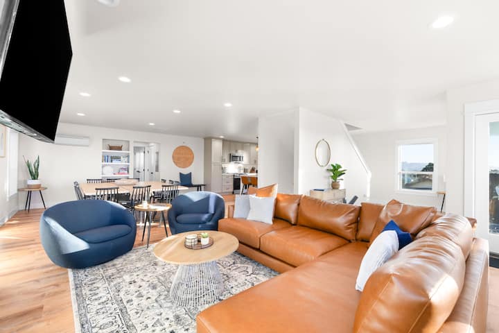 New Custom Oceanview|7 Br  Sleeps 20|hot Tub|a/c - Lincoln City, OR