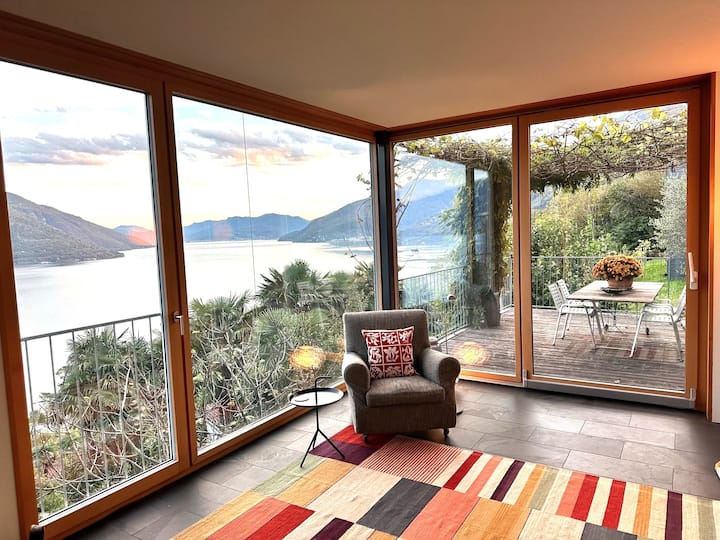 Casa Giovanni , Traumaussicht, - Brissago