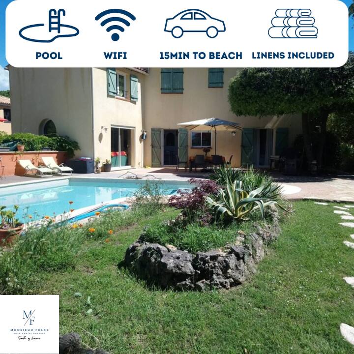 Villa Roquefort-les-pins - French Riviera