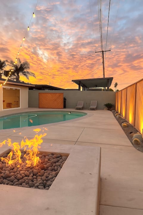 Boutique Pool House (4BR, 8 Guests, Disney 14mi)