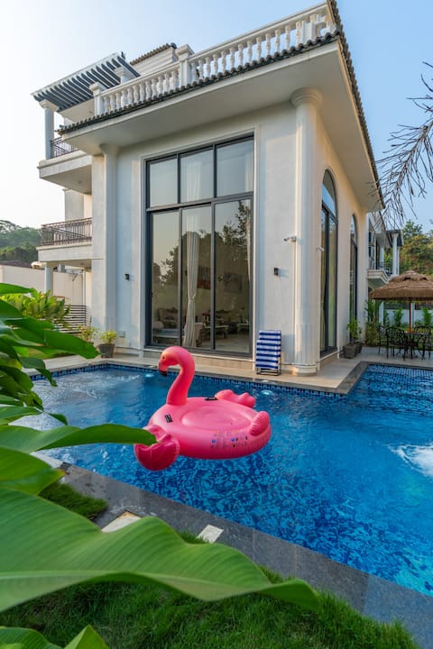 Lux Casa Del Lusso Villa+2 Pools+Bathtub+Lawn @Baga