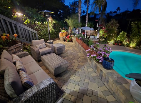 Successful Airbnb property: Private Pool Oasis & Sauna Near SDSU | Sleeps 8 in Mid City:Eastern Area