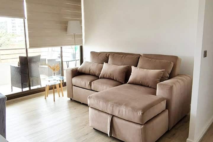 Beachfront Apt With Ocean View - Papudo