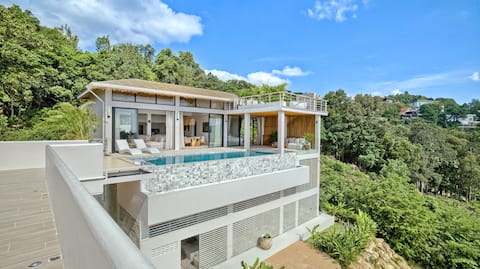 Villa Shunyata, Private Mountain & Sunset Sea View