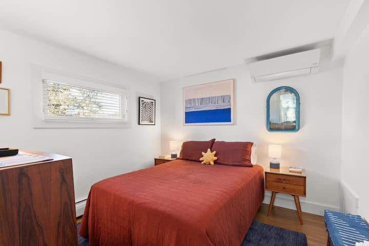 Bright, airy, and inviting—this room is your personal haven, featuring large windows and calming neutral tones.