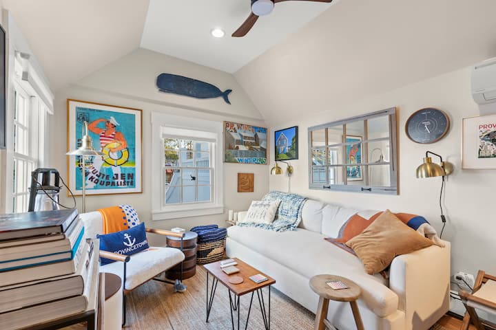 Colorful West End Retreat | Comfy King Bed + Patio - Dog Beach, Provincetown