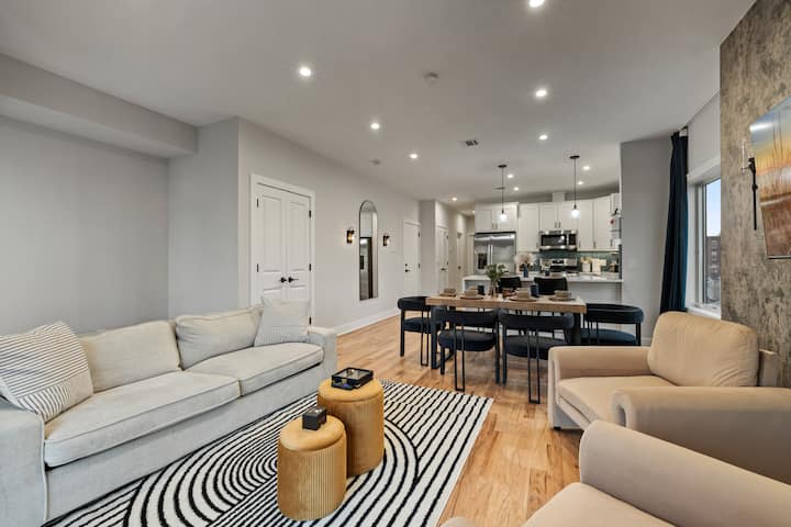 Ask 20%off Free Parkng 2br 2ba+2king Bd Ewr 15min - Harrison, NJ