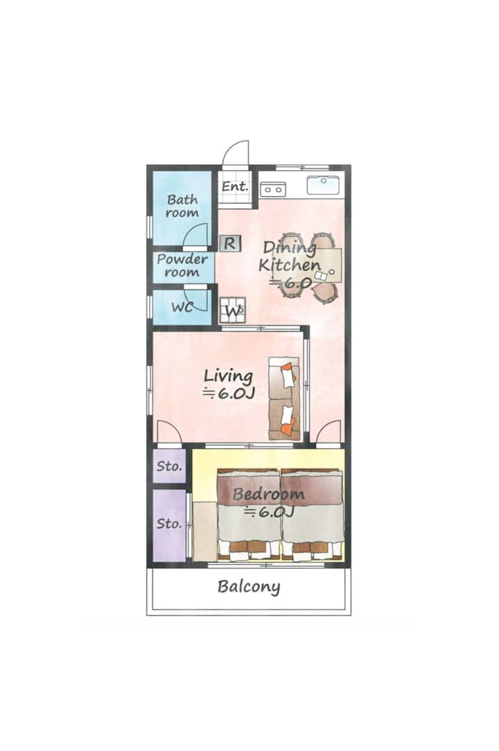 Family Suite/10min Nagoya/45㎡/2min Sta/kids - Nagoya
