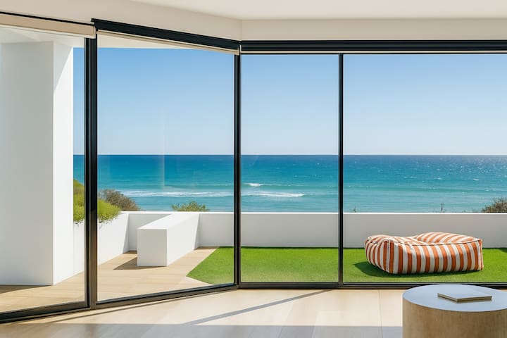 Jetty House — two-storey beachfront home at 199 Esplanade, Henley Beach