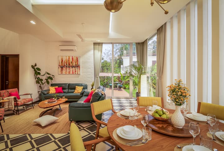 Luxurious Villa | Private Pool | Caretaker | Lift - Goa
