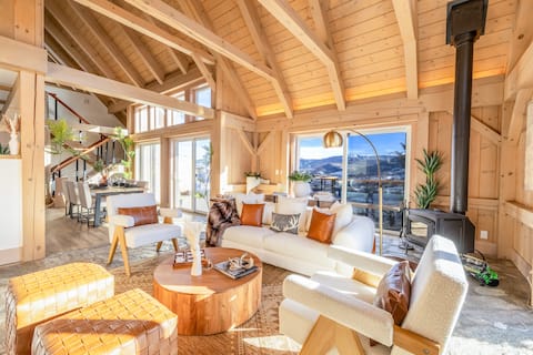 Top Airbnb: Beautiful Alpine Retreat|Hot Tub & Sauna|360 Views in Edwards