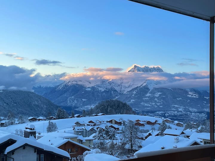 Chambre Dans Un Appartement "Vue Sur Les Montages" - Leysin