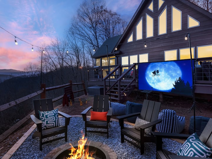 Wengen Chalet | Outdoor Theater~sauna~cold Plunge - Bryson City, NC