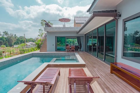 Seashine Pool Villa | 15-min walk to beach
