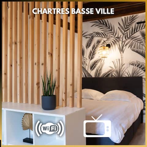Popular Airbnb listing: Chartres – Bouju Bridge – View of the Eure in Chartres