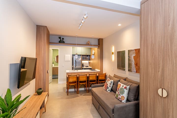 Copanema Studio Reformado E Moderno 200m Da Praia - Ipanema