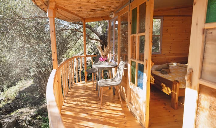 Elia- Wooden Cabin In Nature - Crete