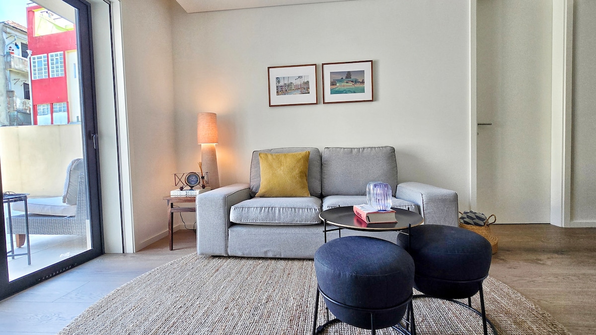 Imóvel de sucesso: Central Apartment with parking/terrace em Porto