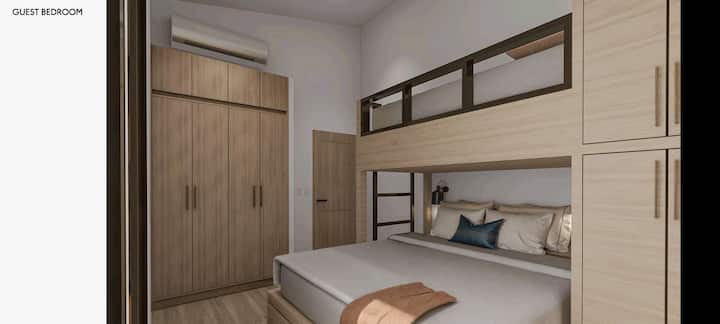 Deti aj dospelí ocenia túto spálňu pre hostí