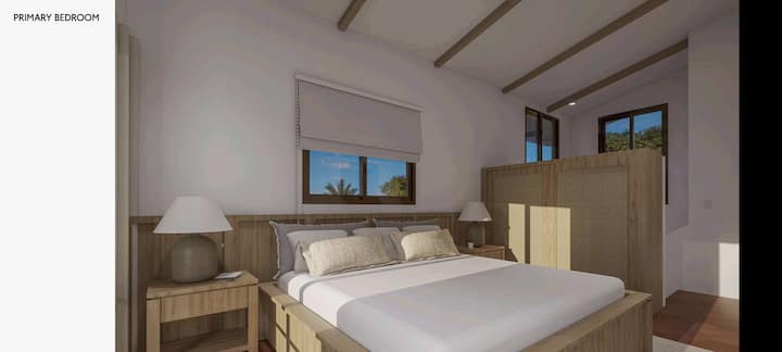 Celá horná úroveň je vyhradená pre primárny apartmán