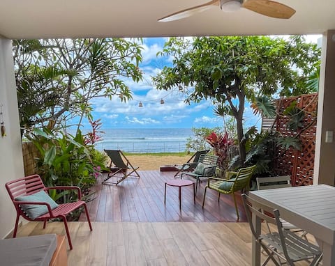 Le Pétrel Vert * appartement sur la plage à St-Leu