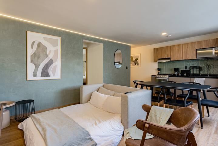 VH | Roma Norte Depto 2BR Gym & laundry | 140 gallery image 3